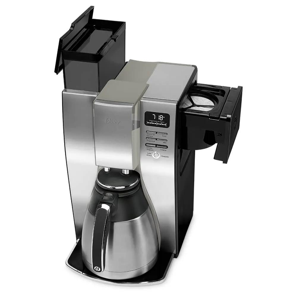 Cafetera Electrica 10 Tazas Programable Termica Acero 304 img #2