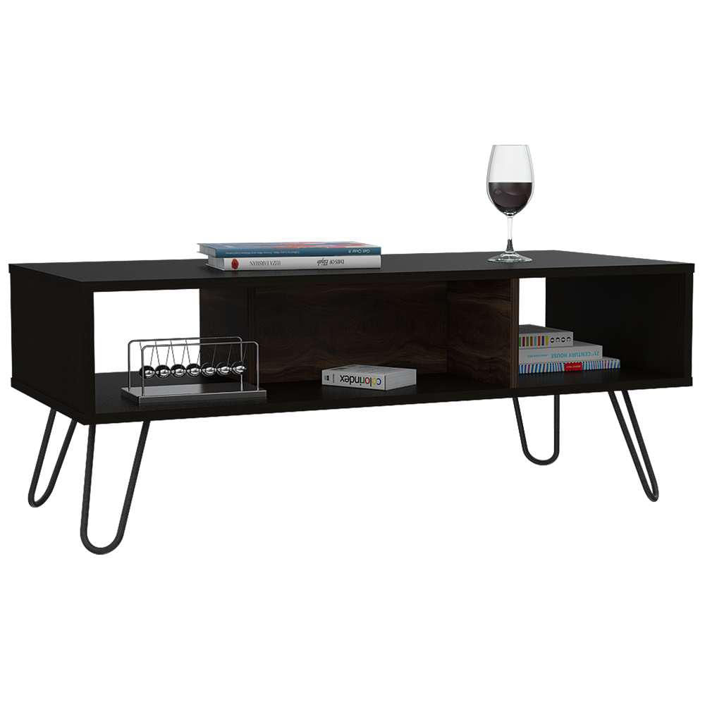 Mesa Vassel Wengue Y Habano 101 Cm Rectangular