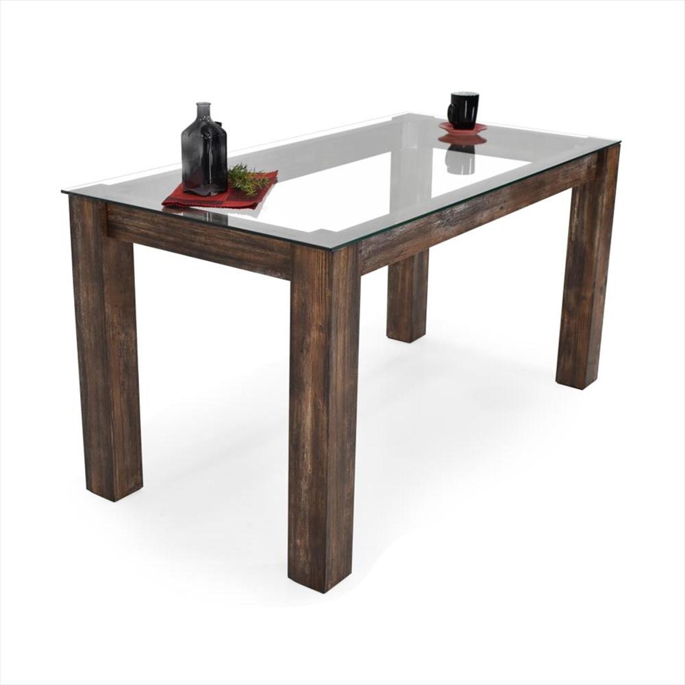 Mesa Comedor 6 Puestos Vidrio Templado Rectangular img #3