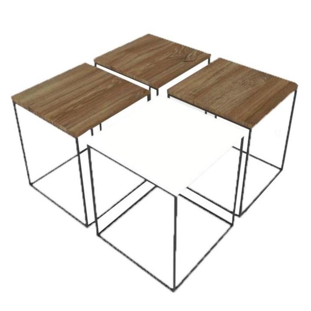 Mesa X4 Brooklyn Oak 34 Cm Cuadradas