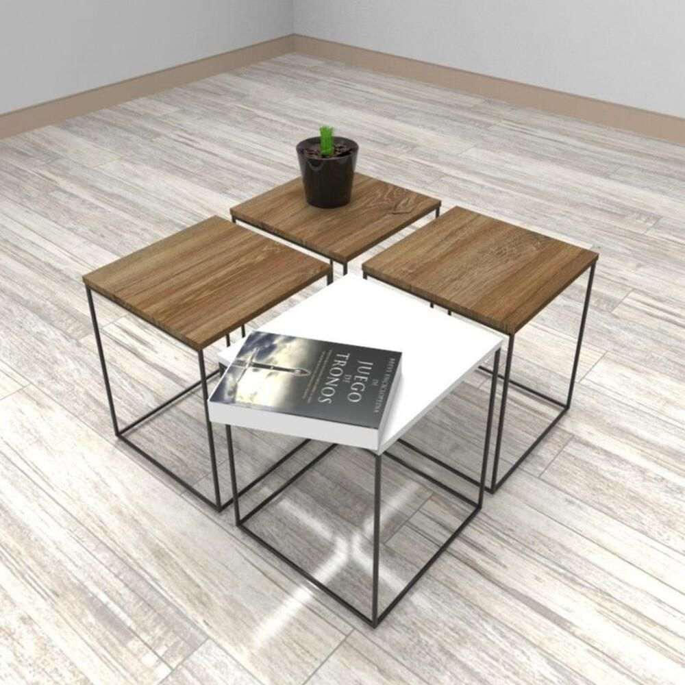 Mesa X4 Brooklyn Oak 34 Cm Cuadradas img #2
