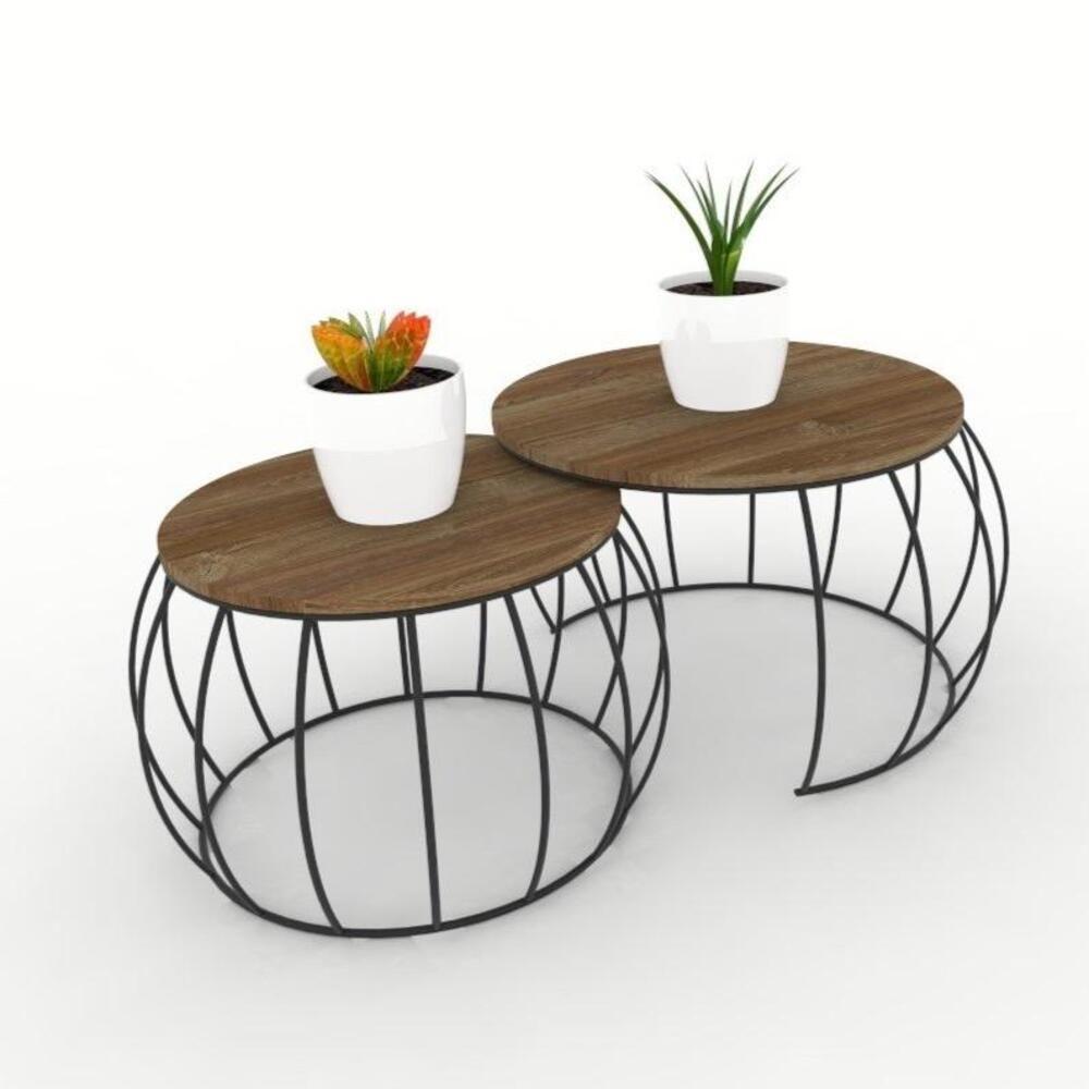 Mesa X2 Sirius Brooklyn Oak 72 Cm Redondas img #2
