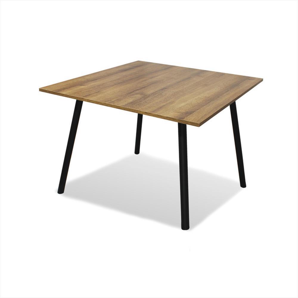 Mesa De Comedor Cuadrado Negro Amaretto Comcu 011 04