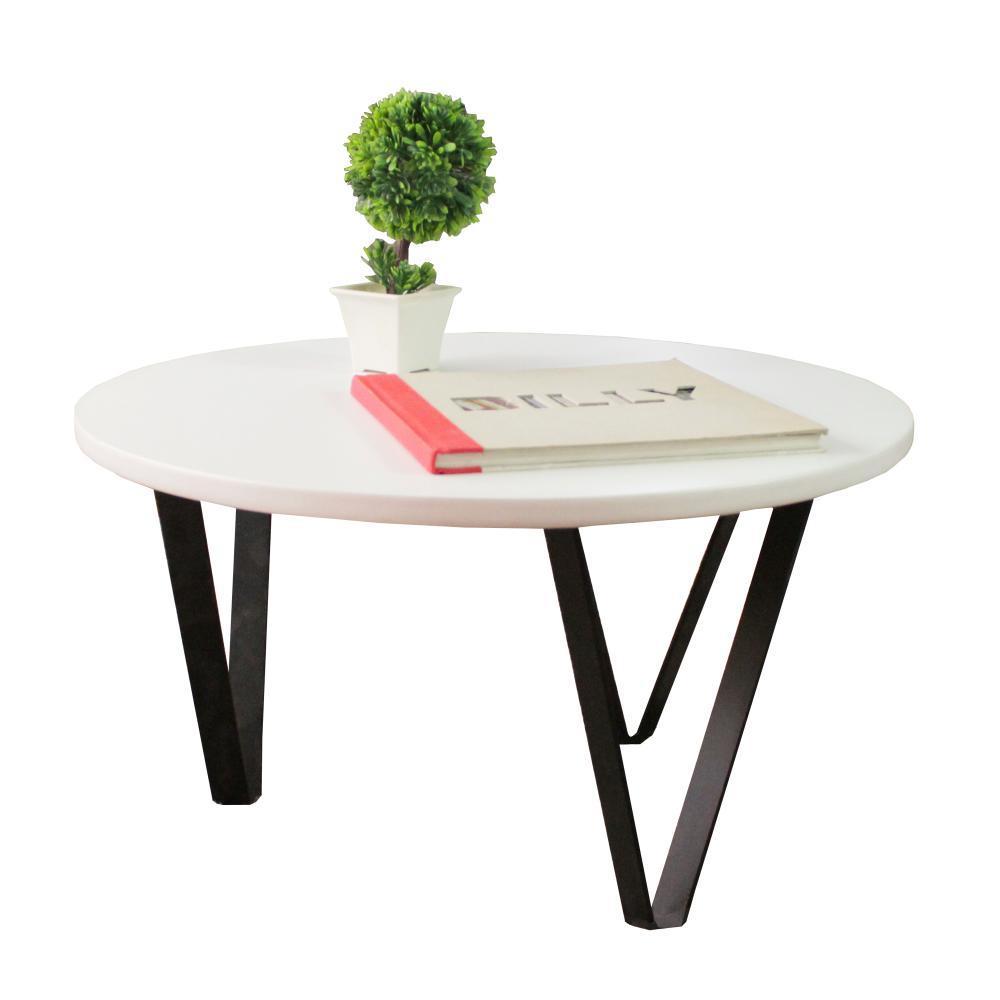 Mesa Vitory Blanco 60 Cm Redonda