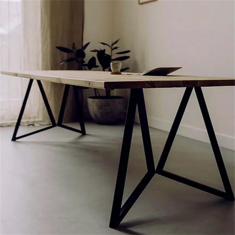 Mesa Comedor Helo 140X60cm Roble Y Metal