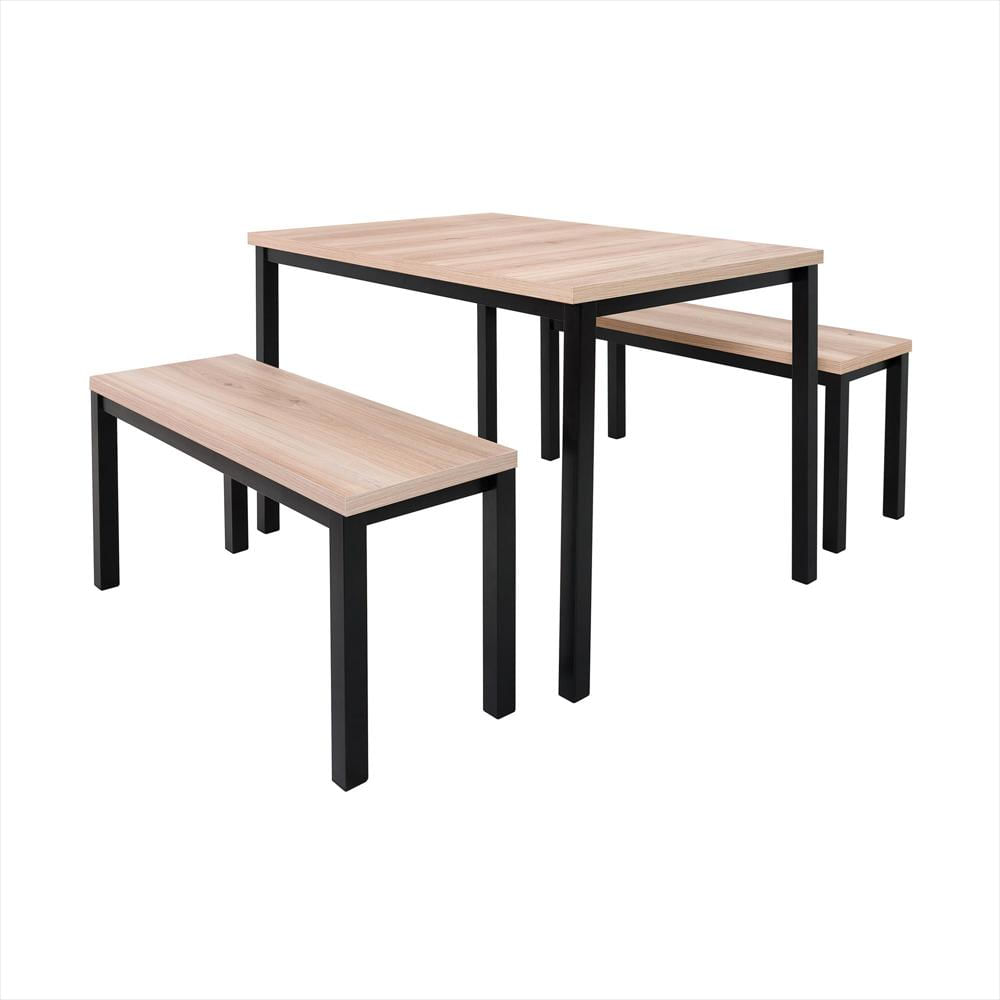 Comedor Mega Madera Nat Negro