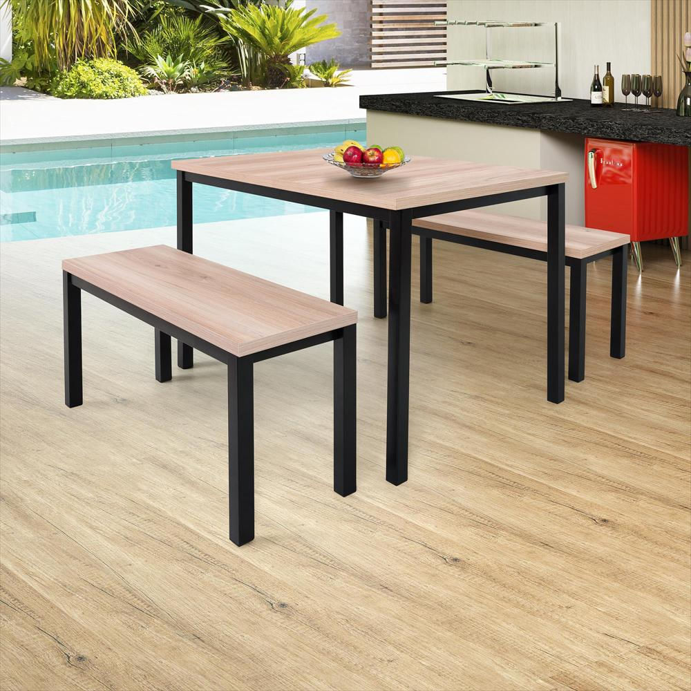 Comedor Mega Madera Nat Negro img #2