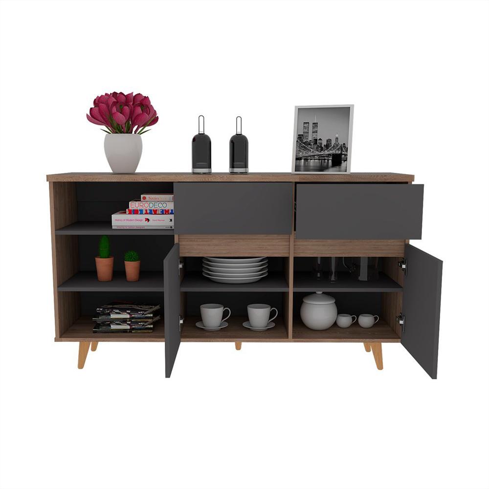 Mueble Bife Chocolate Moderno Aglomerado img #4