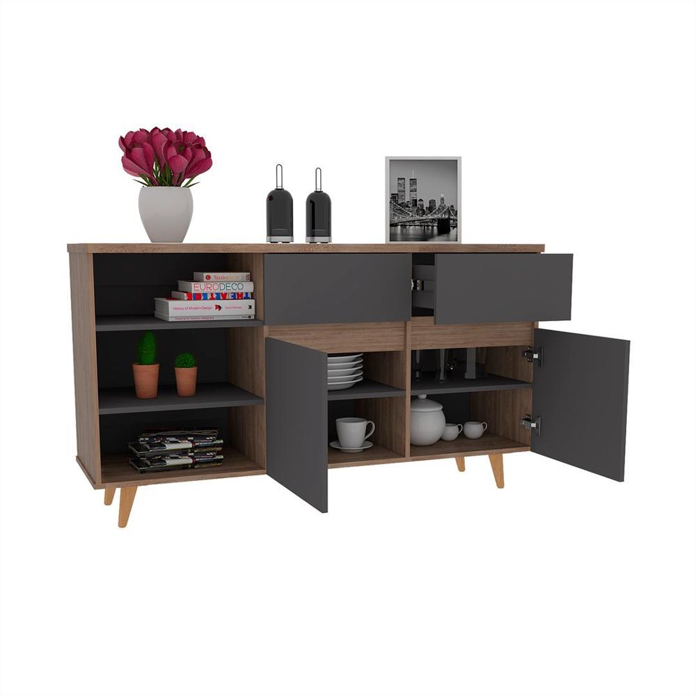 Mueble Bife Chocolate Moderno Aglomerado img #5