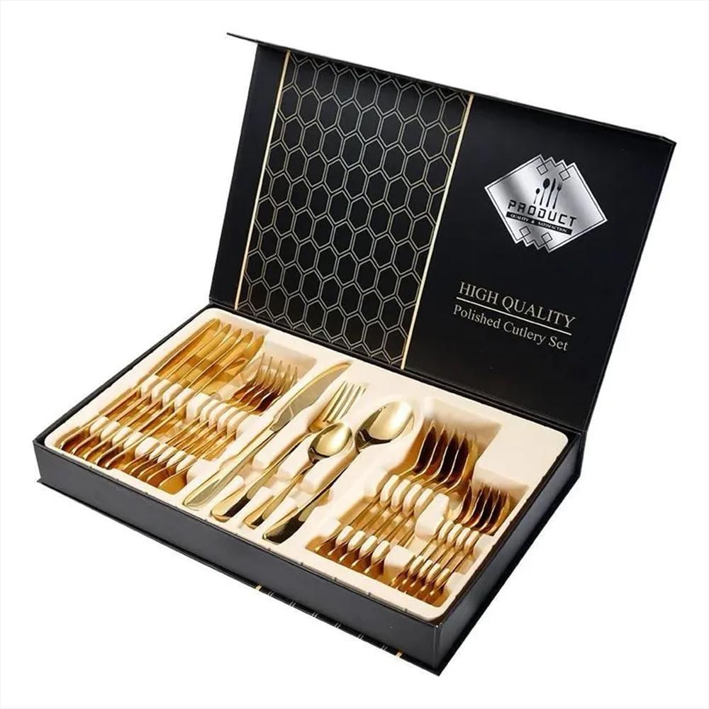 Cubiertos En Set X 24 Piezas En Acero Inoxidable