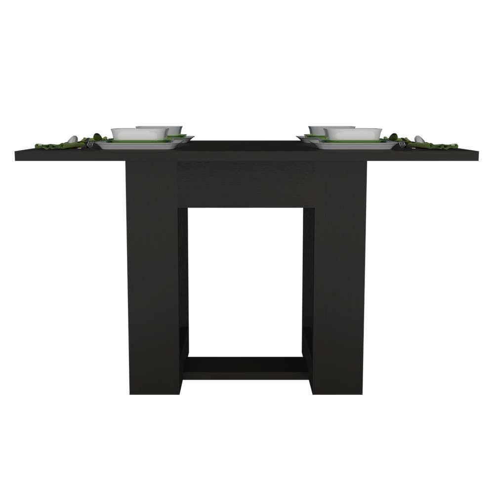 Mesa De Comedor Volterra Wengue 120 Cm De Cuatro Puestos (Sin Sillas)