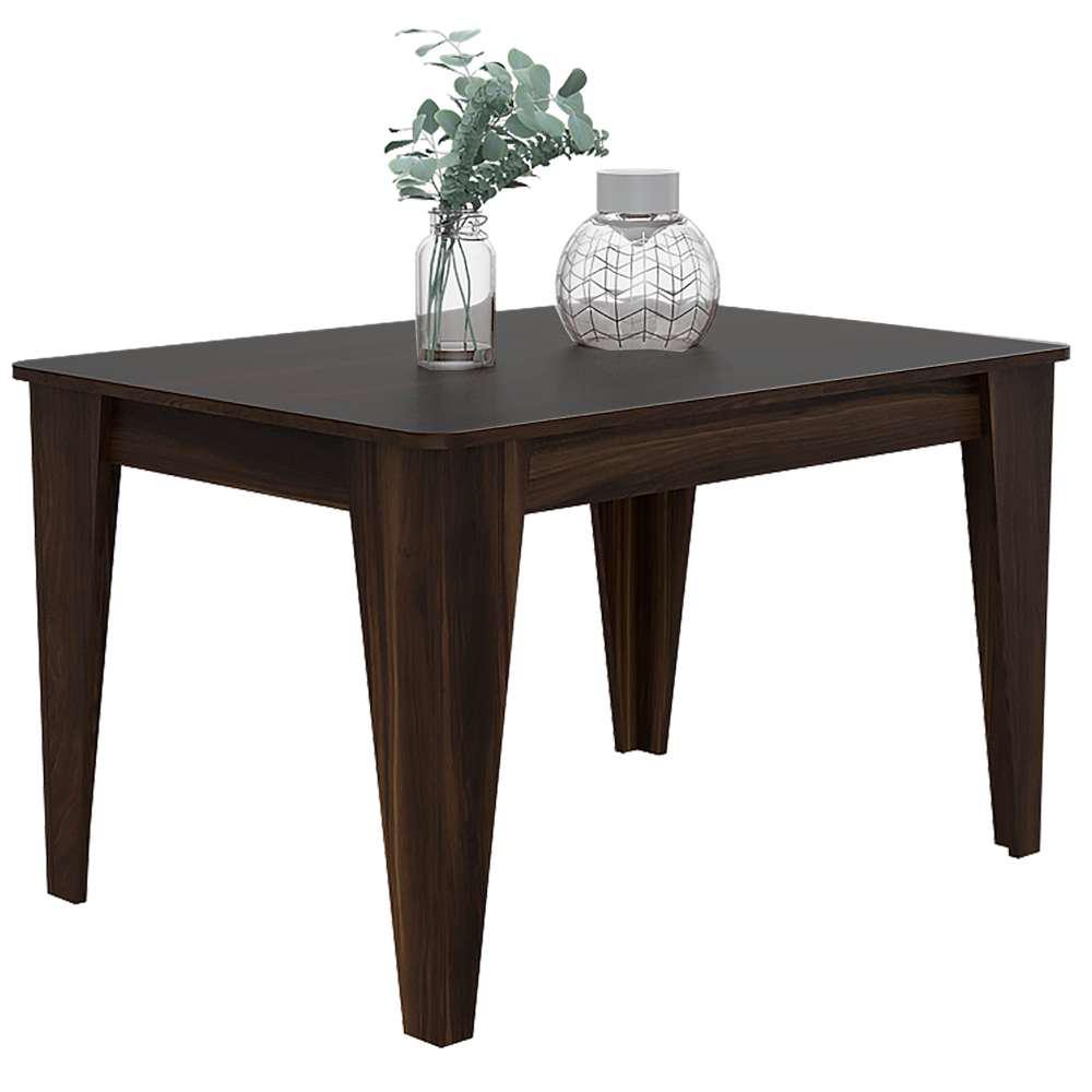 Mesa De Comedor Torino Habano 120 Cm De Cuatro Puestos (Sin Sillas)