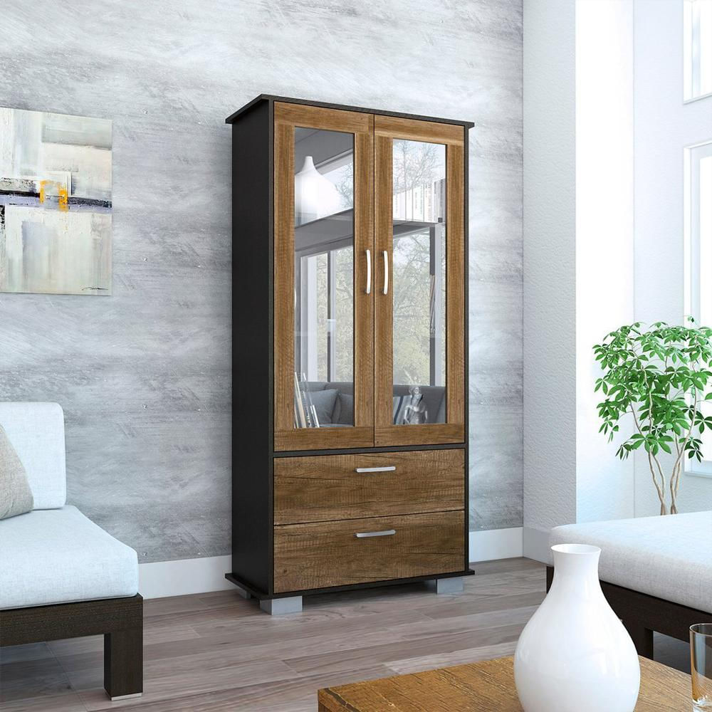 Mueble Alacena Dos Puertas Dos Cajones Moderno img #2