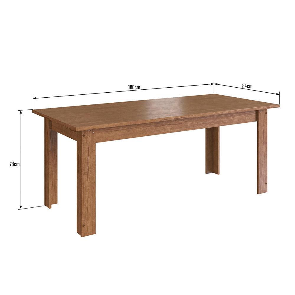 Comedor Bufalo Canela 180 Cm De Ocho Puestos (Incluye Sillas) img #4