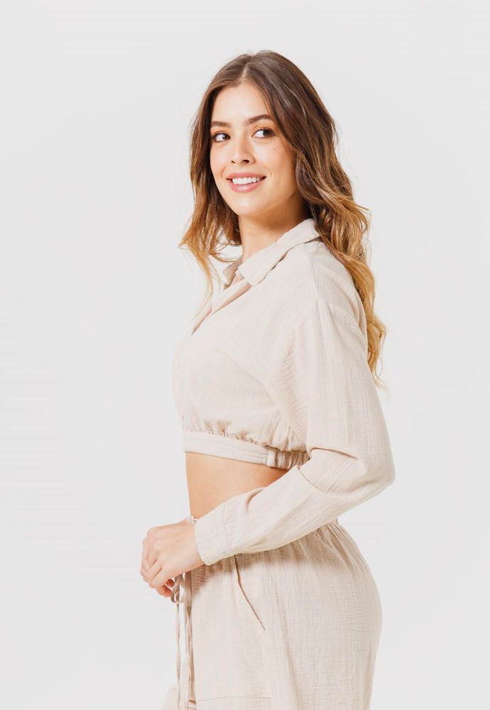 Blusa Manga Larga Crop ARKITECT  45324 img #2