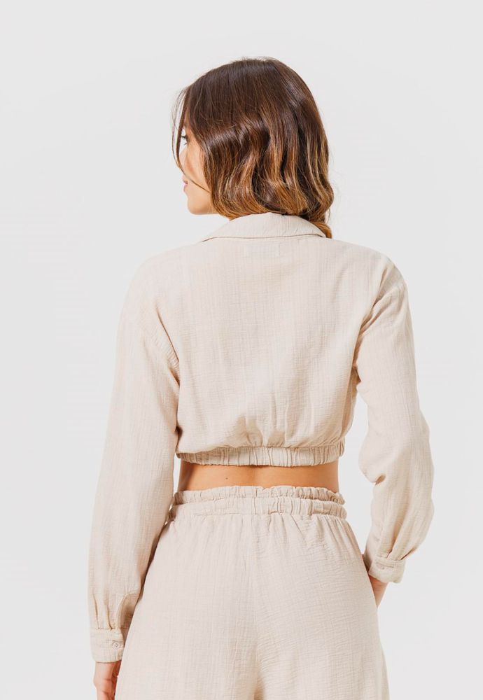 Blusa Manga Larga Crop ARKITECT  45324 img #3