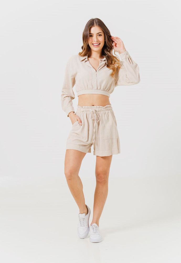 Blusa Manga Larga Crop ARKITECT  45324 img #4