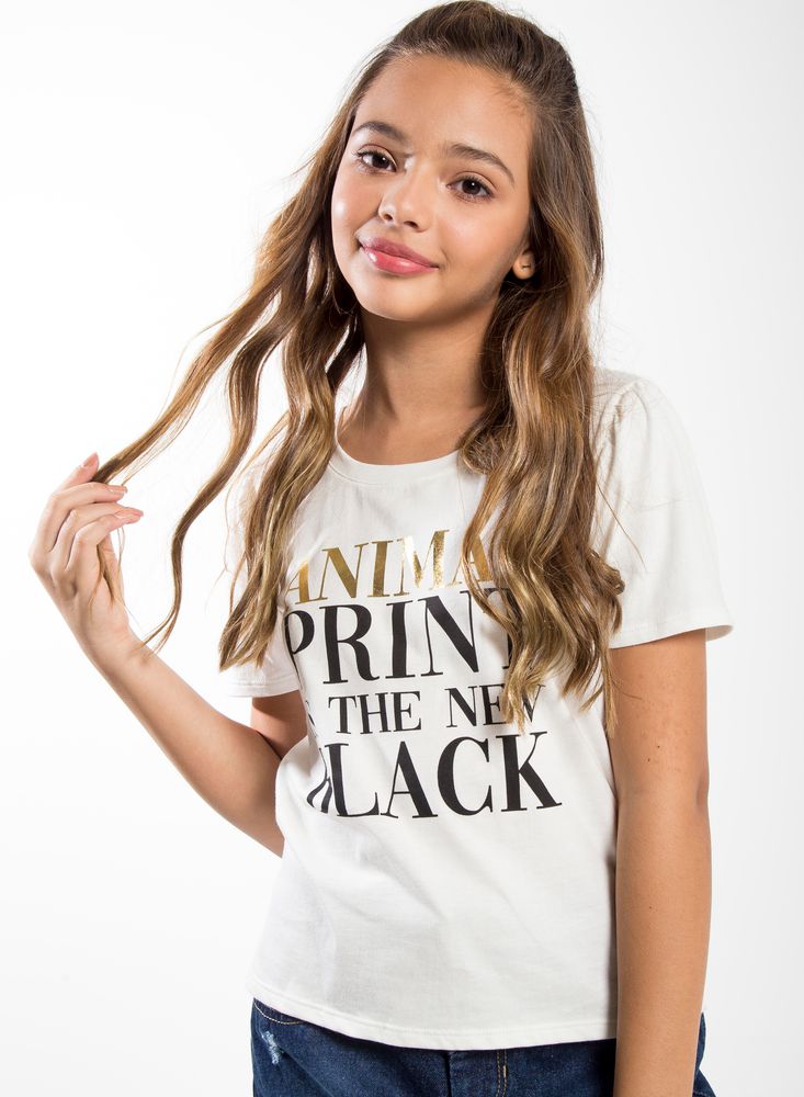 Camiseta Corta Niña Junior PEOPLE  75122 img #1