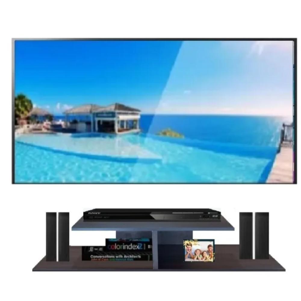 Repisa Flotante Tv, Centro De Entretenimiento Sujetalibros