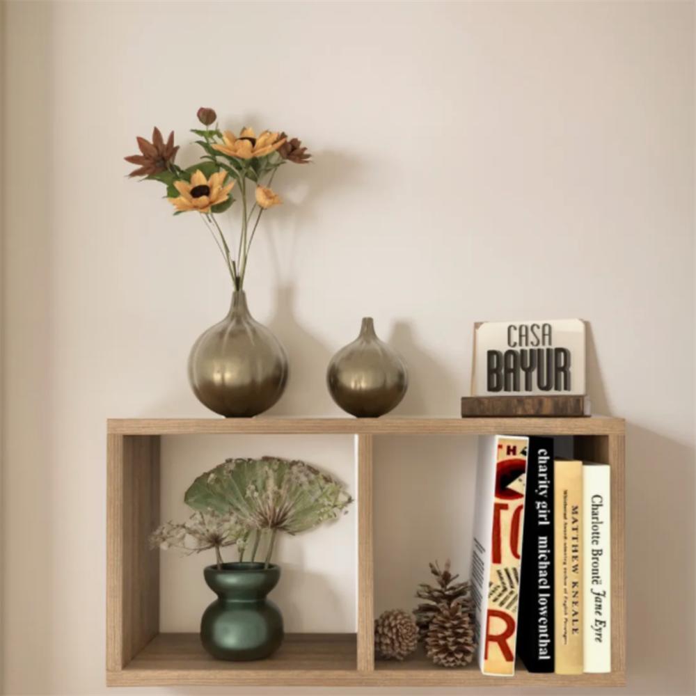 Repisa Cubo Estantería Biblioteca | 2 Módulos