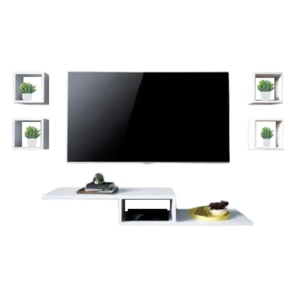 Repisa Flotante Mueble Mesa De Tv, Centro De Entretenimiento