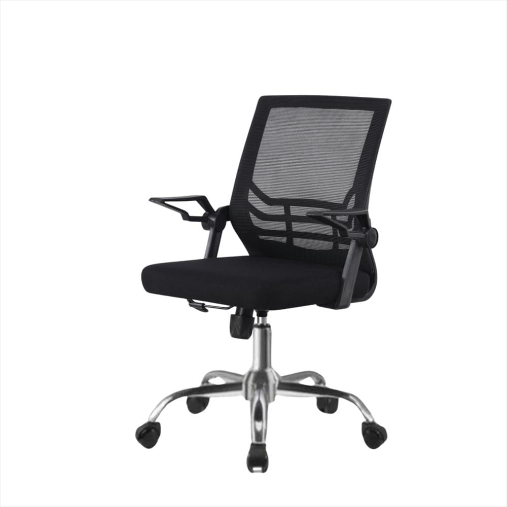 Silla Para Oficina Ejecutiva Con Sistema Basculante Base Cromada img #2