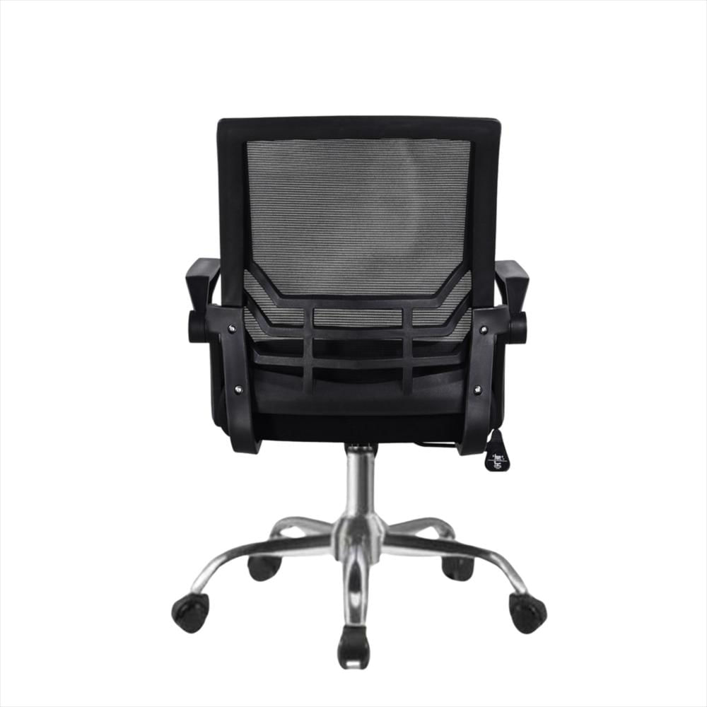 Silla Para Oficina Ejecutiva Con Sistema Basculante Base Cromada img #4