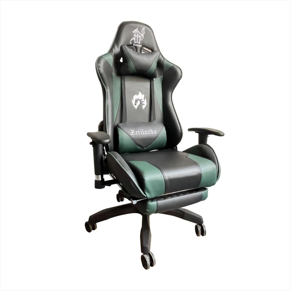 Silla Gamer Reclinable Ergonomica Verde Kitsune Zerilanka