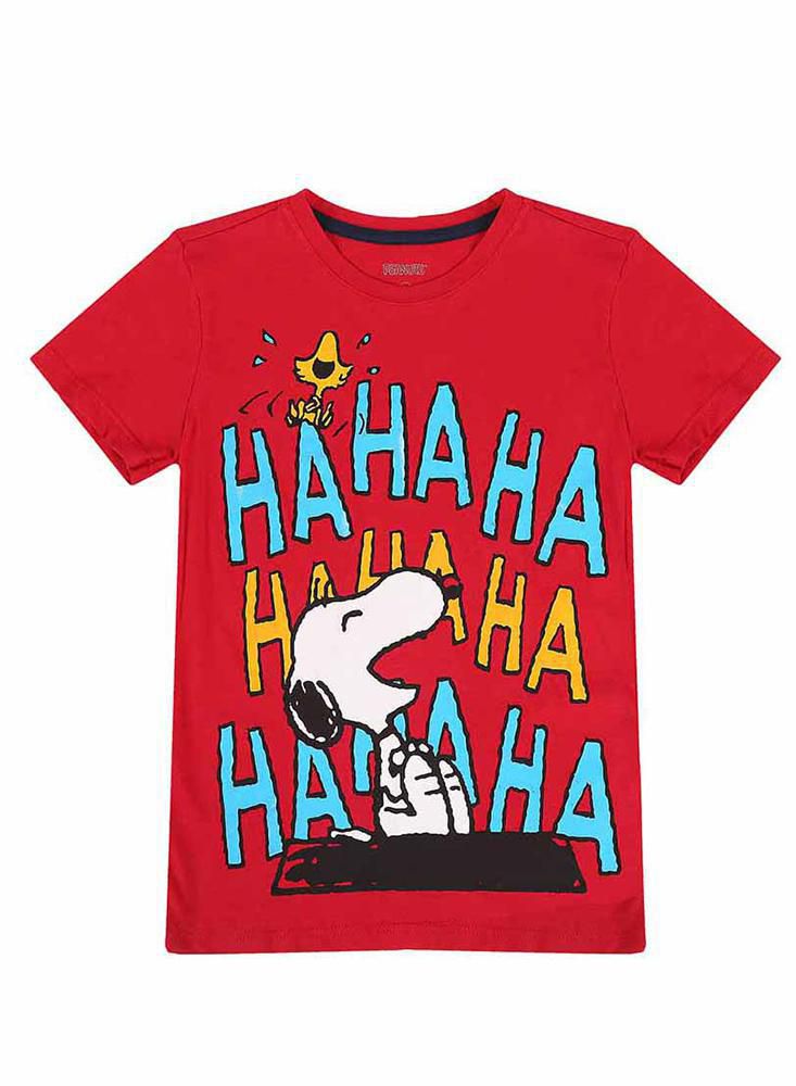 Camiseta manga corta para niño SNOOPY  SNPR54 img #1