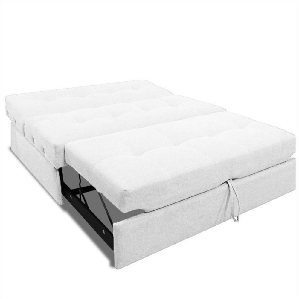 Sofa Cama Moscu Magic Class Ecocuero Blanco img #3