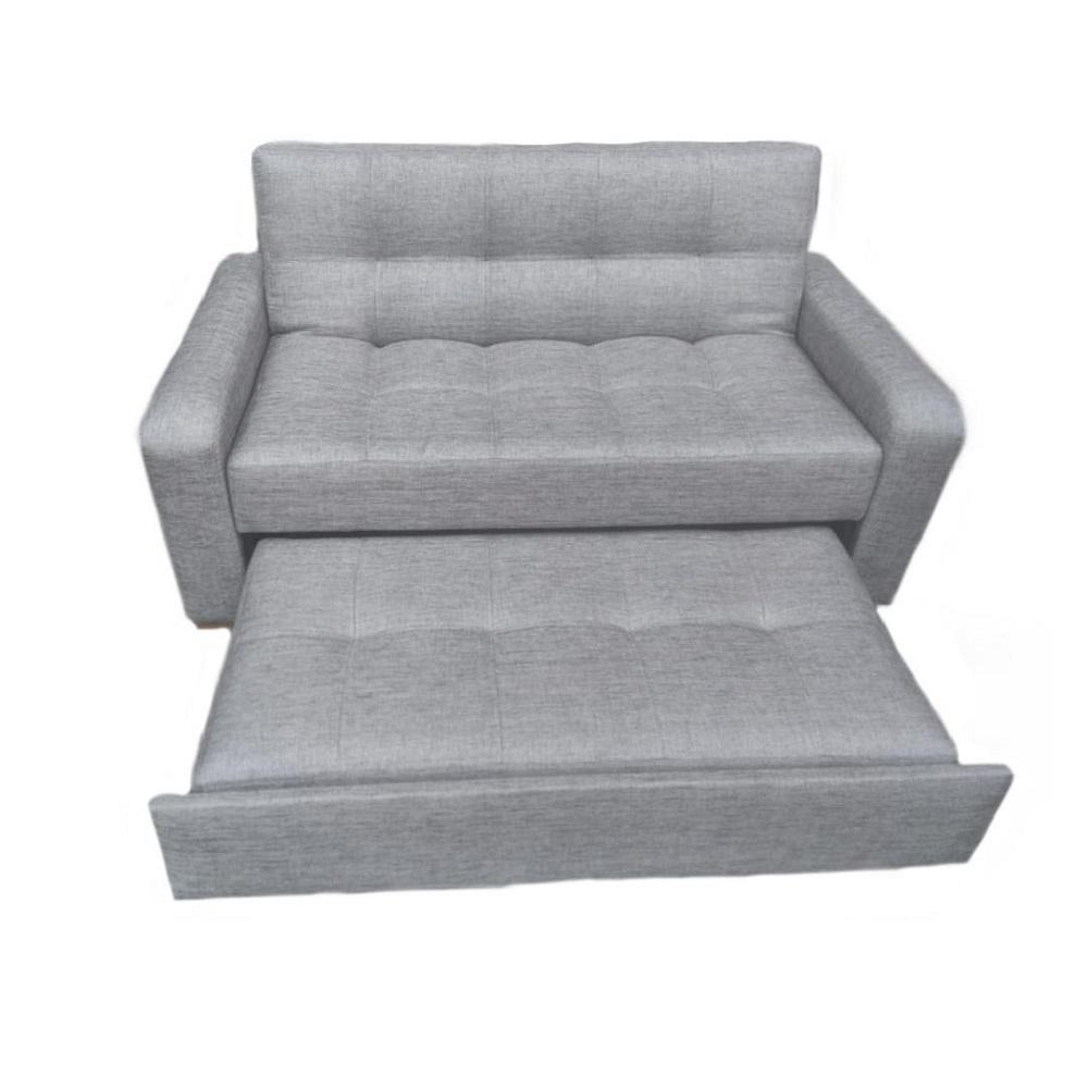 Sofa Cama Alemán Lite Lona Gris 3 Posiciones img #3