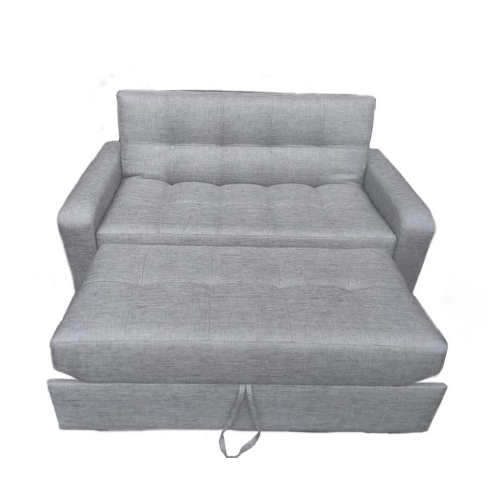 Sofa Cama Alemán Lite Lona Gris 3 Posiciones img #4