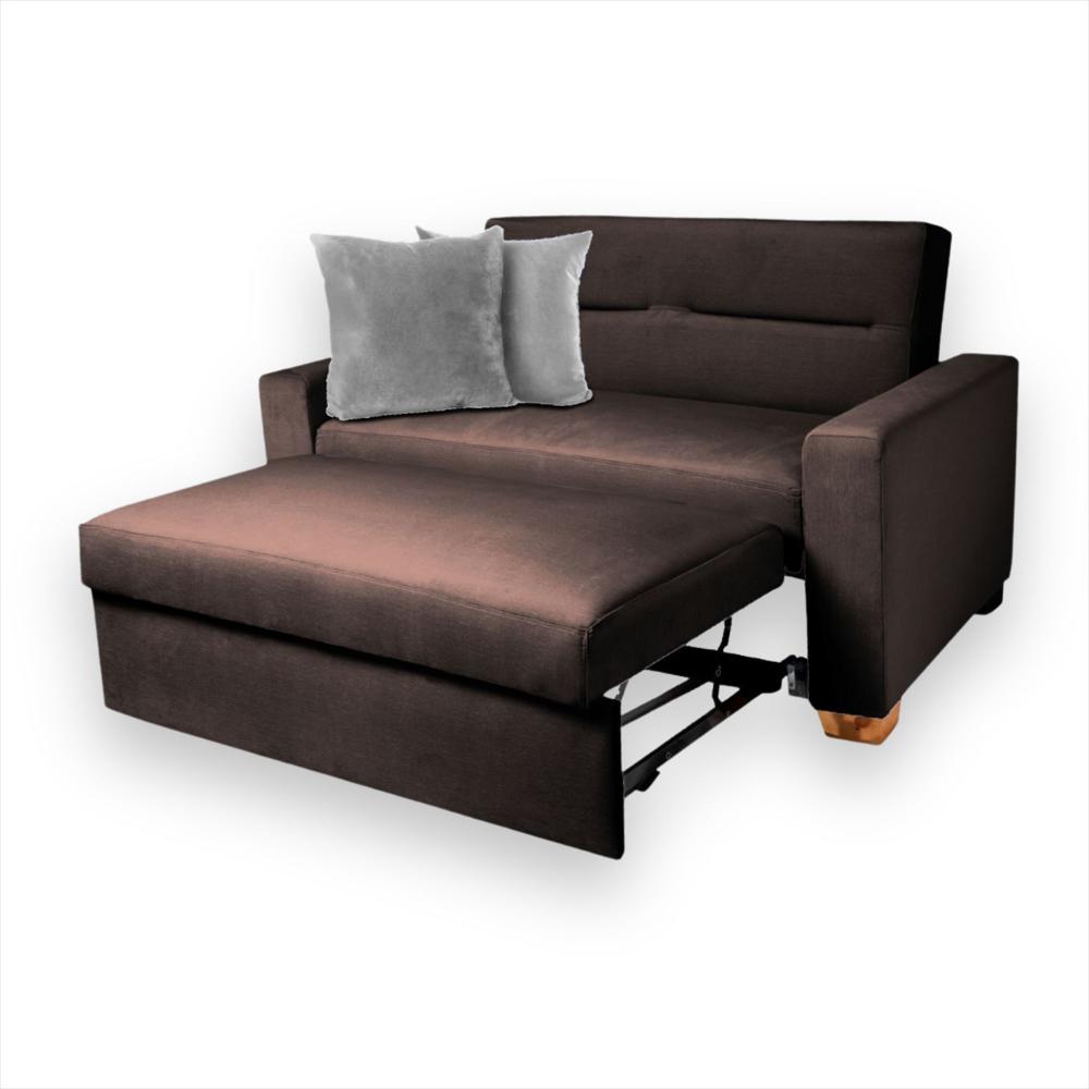 Sofa Cama Orquidea Herraje Aleman Chocolate