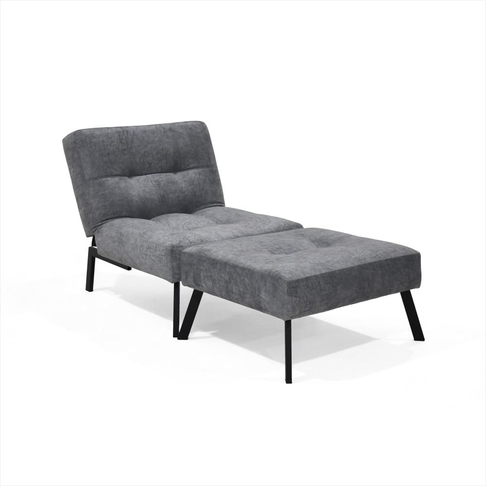 Sofa Cama Togo 1 Puesto Tela Gris