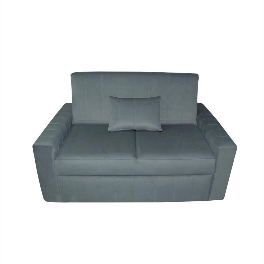 Sofá Cama Pekín Gris 3 Posiciones + 1 Cojín