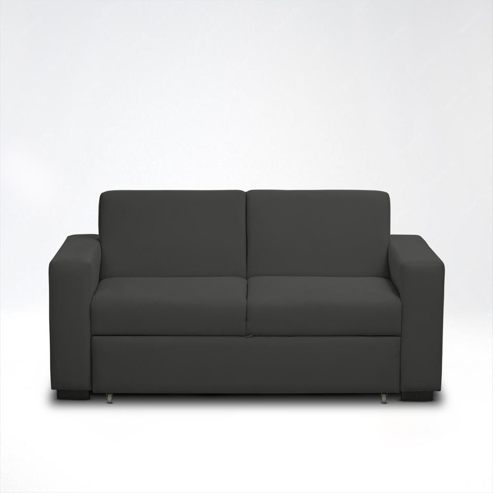 Sofa Cama Oliver 1.40 Elite Living 88Cm X 179Cm X 83Cm Microfibra Plomo