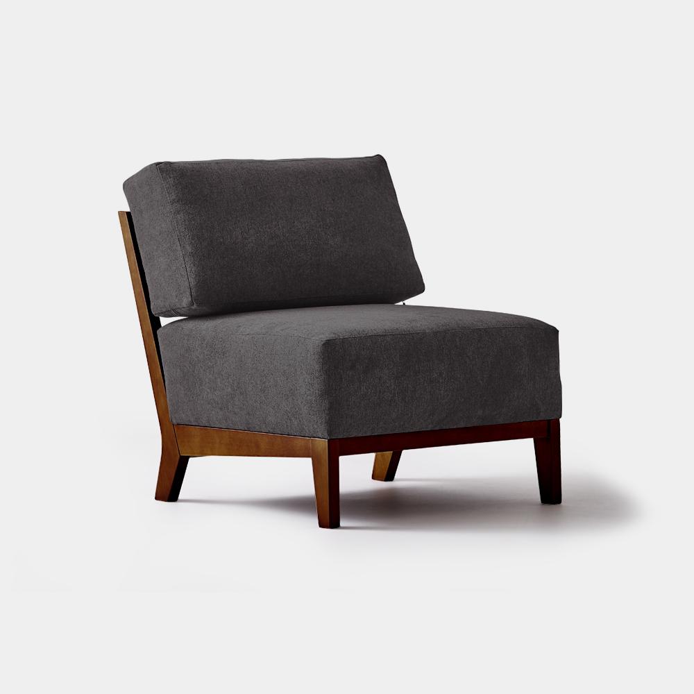 Poltrona Nápoles Nogal Francés Cosmic Grafito img #1