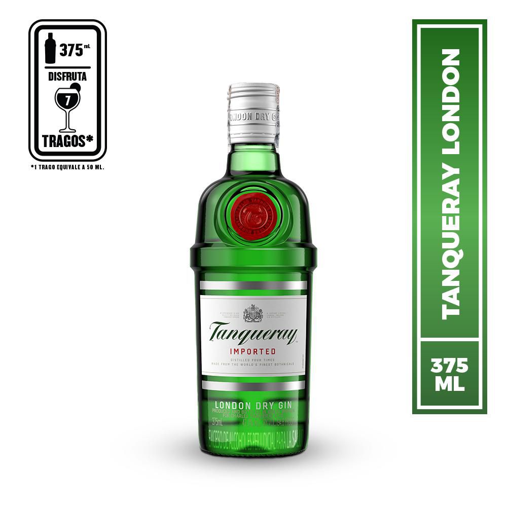 Ginebra TANQUERAY london dry gin (375 ml)