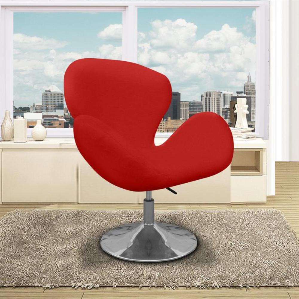 Silla Moderna Magic Class Egg Trebol 90X80x80 Blanco
