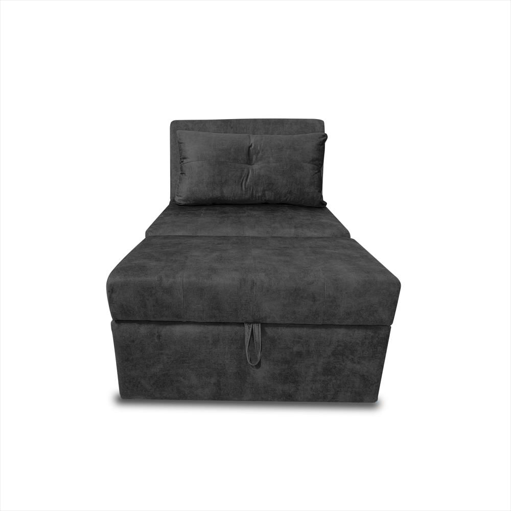 Poltrona Dorian Negro, Patas De Madera