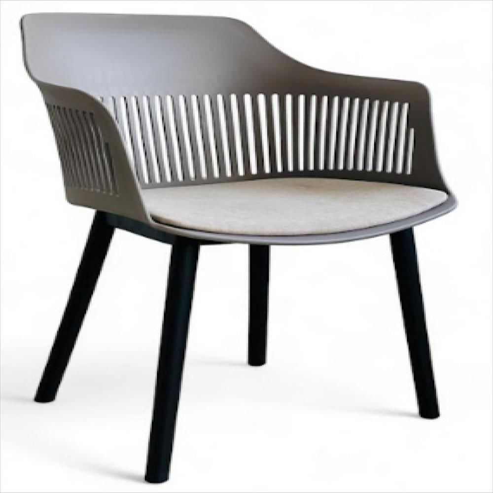 Silla Aurora Pp Con Cojin Gris