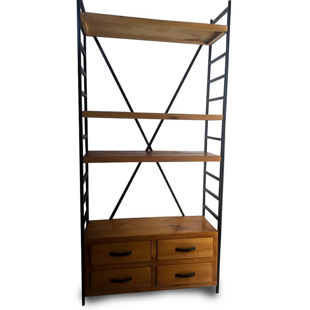 Estantería Biblioteca Torn En Roble 100X40x190 img #2