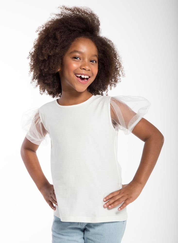 Camiseta Manga Corta Para Niña PEOPLE  22924 img #1