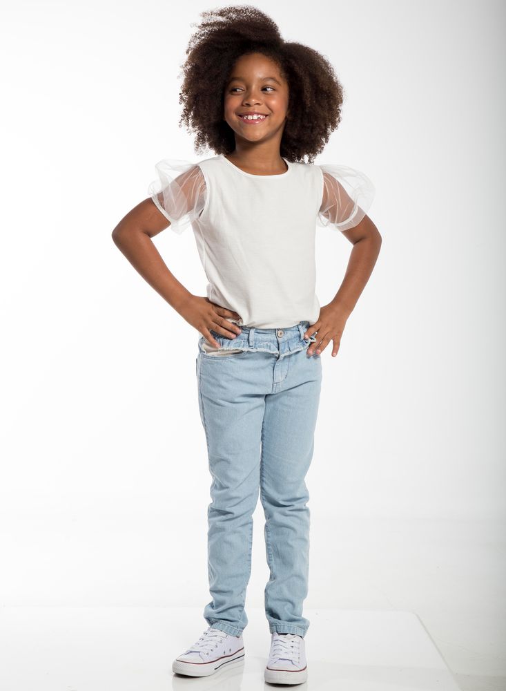 Camiseta Manga Corta Para Niña PEOPLE  22924 img #4