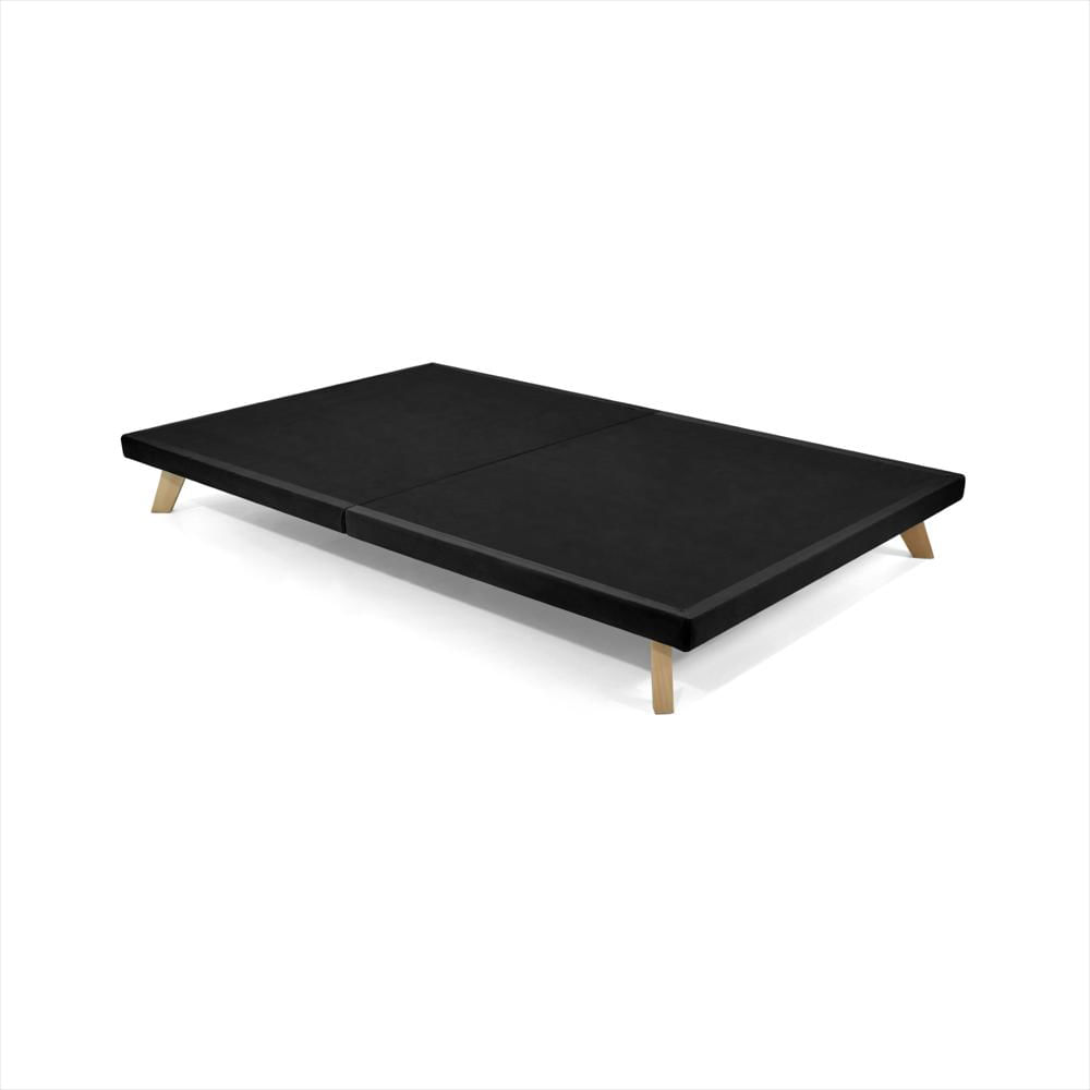 Base Cama Varna Semidoble 120 X 190 Cm Negro