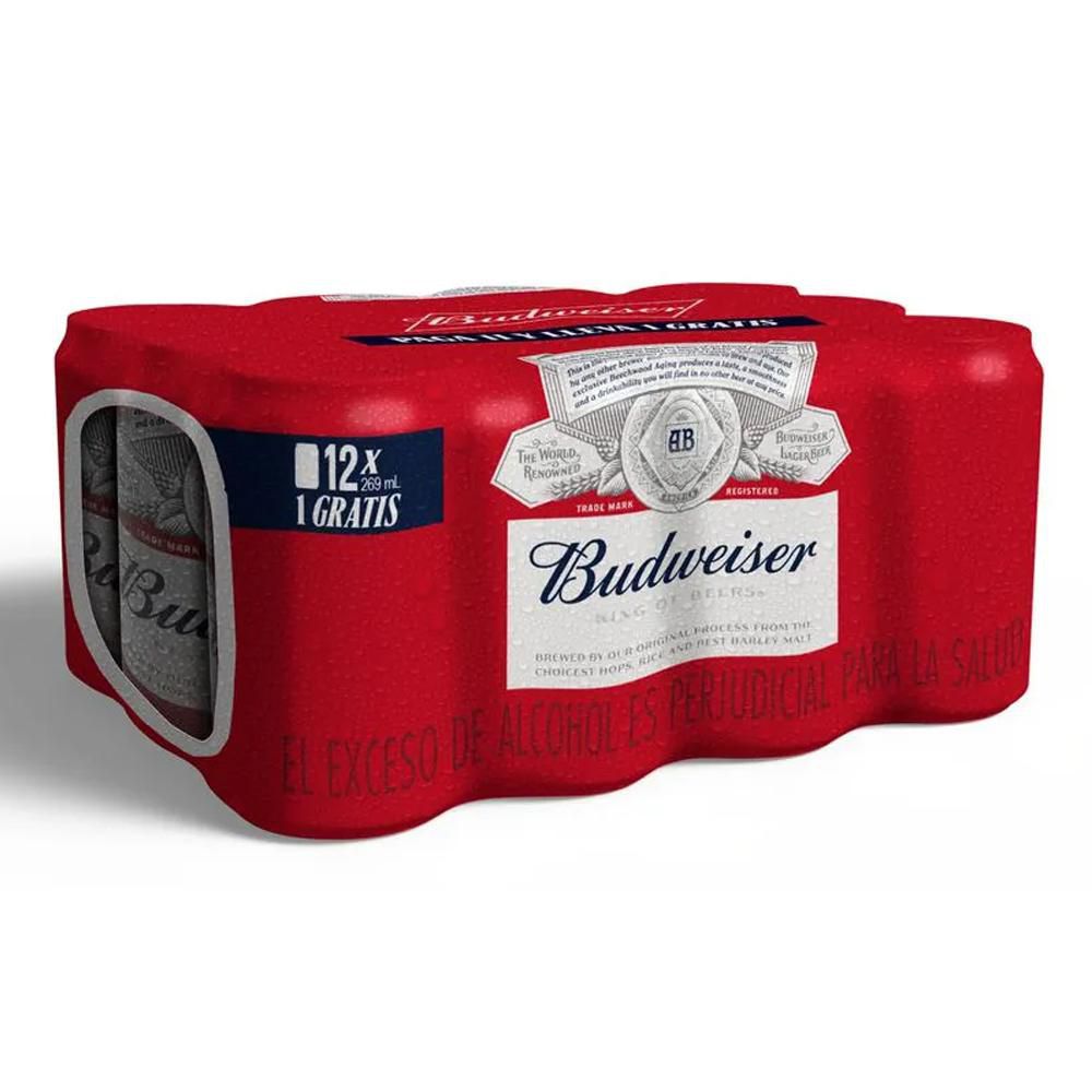 Cerveza BUDWEISER Docepack Budweiser Lata (2959 ml)