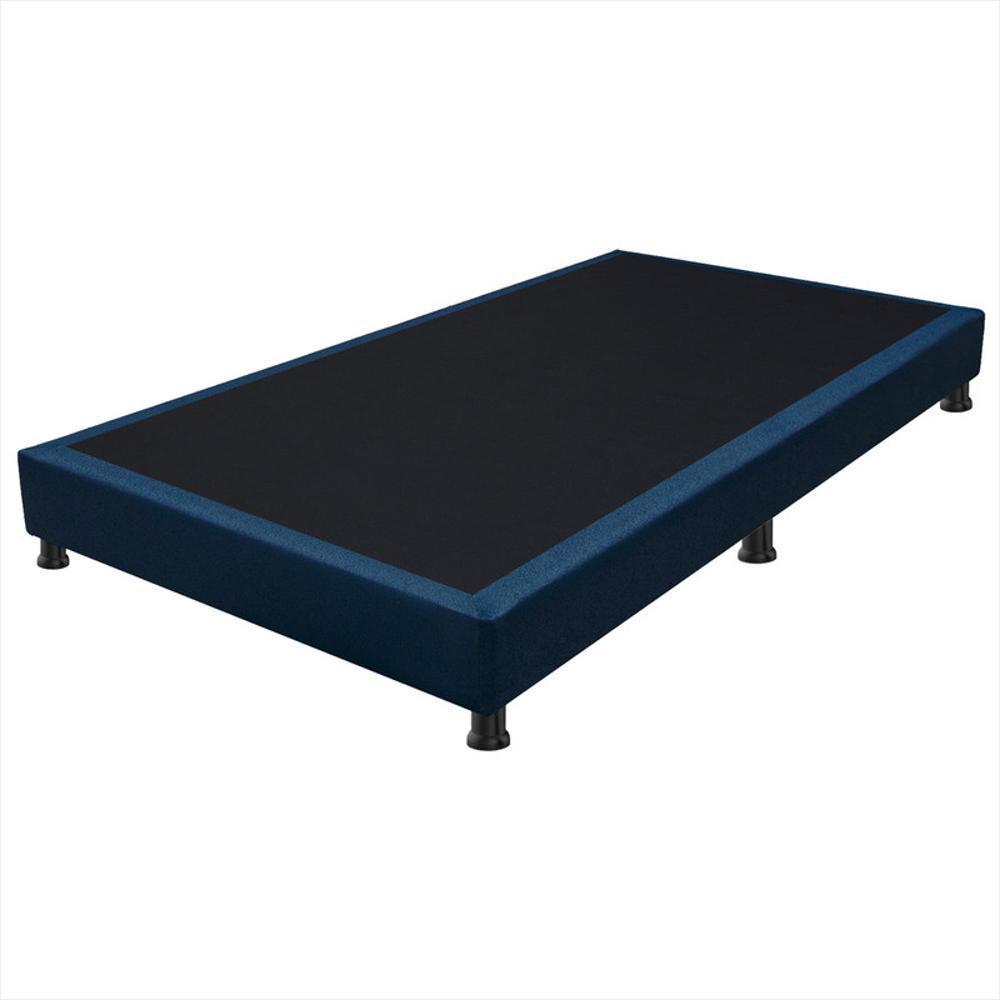 Base Cama Entera Azul Sencilla 100X190