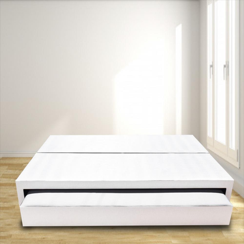 Cama Nido Dividida Magic Class 160X190 Ecocuero Blanco