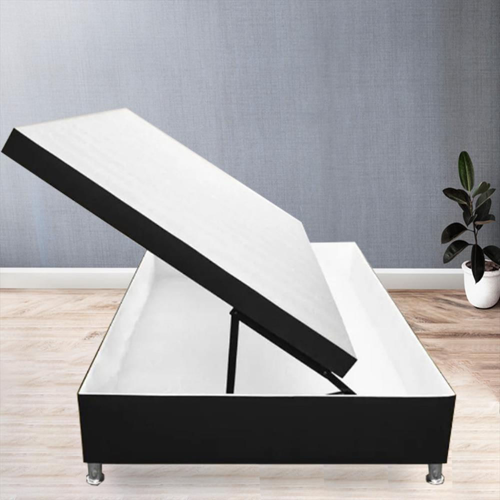 Base Cama Baul Magic Class 120X190 Ecocuero Negro img #1