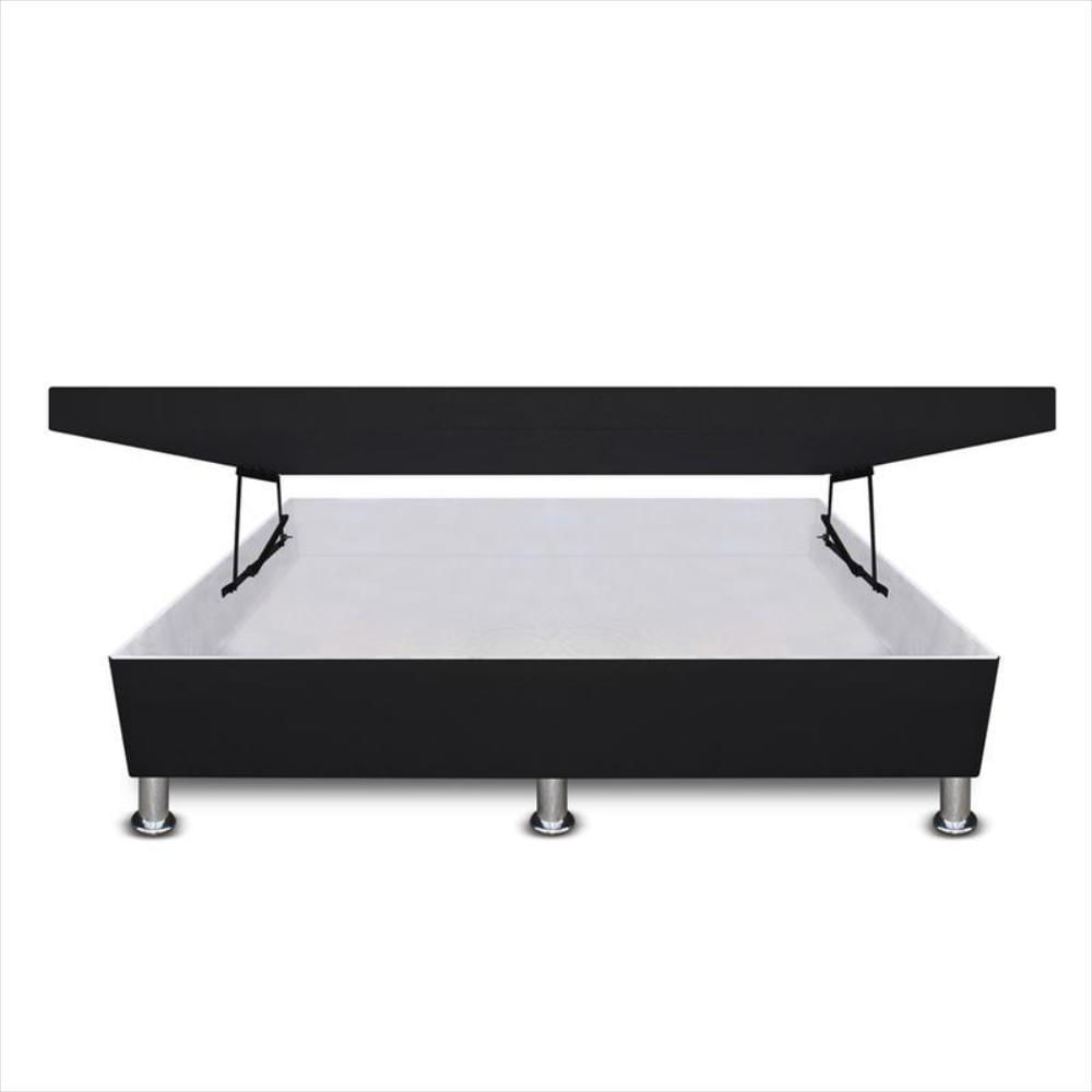 Base Cama Baul Magic Class 120X190 Ecocuero Negro img #3